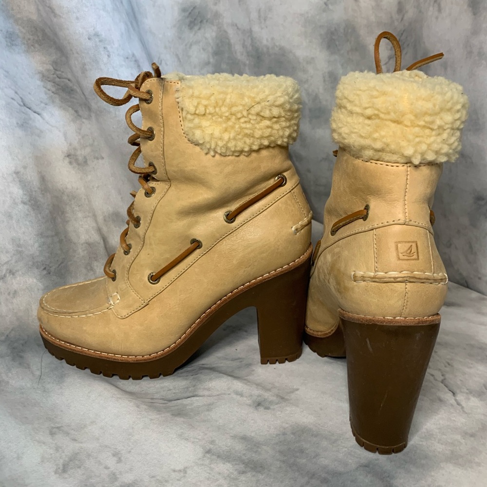 NWOT Sperry High Heeled Boots